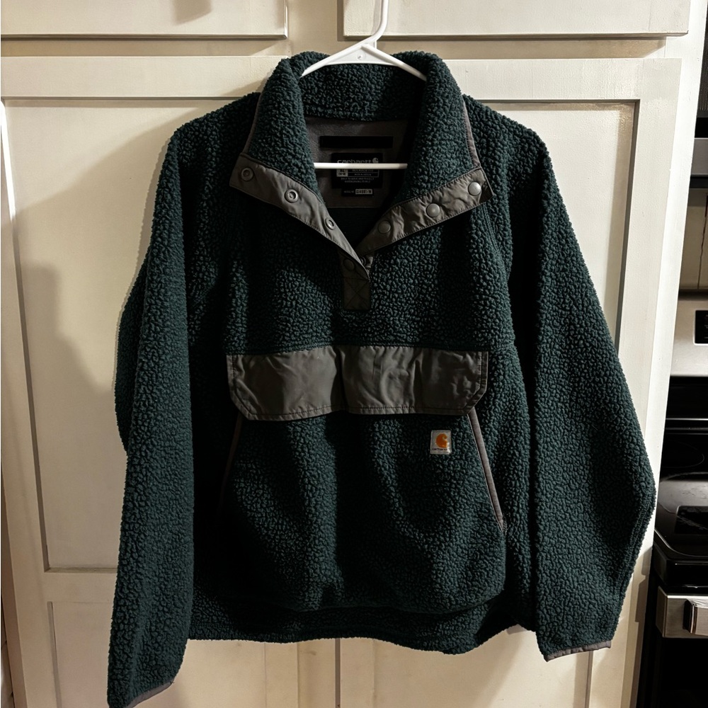 Carhartt Dark Green Fleece Pullover